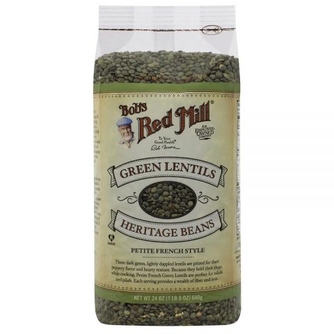 Green Lentils from Bobs red Mill
