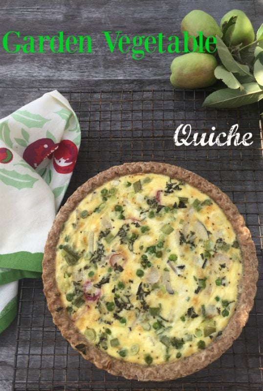 Post image for Garden Vegetable Quiche