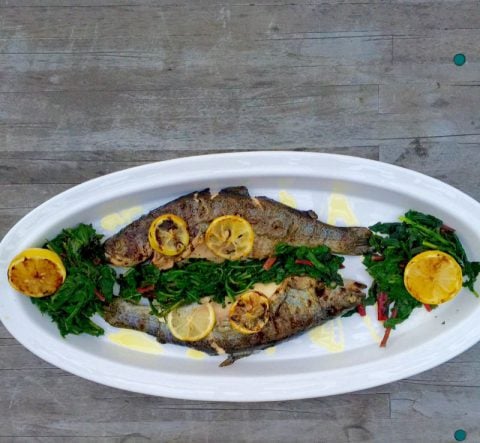 Summer Grilled Trout