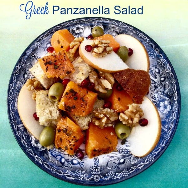 Post image for Greek Panzanella Salad with Butternut Squash