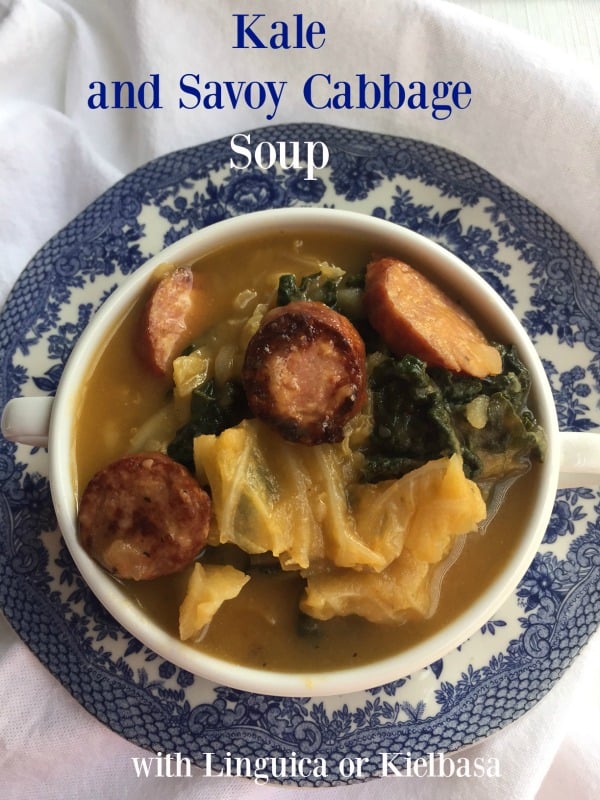 Post image for Kale and Savoy Cabbage Soup with Sausage