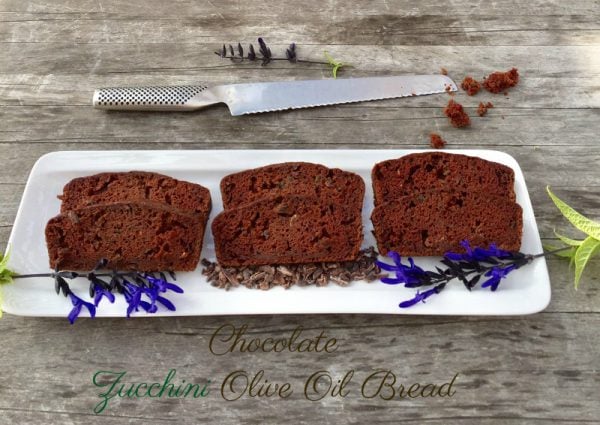 Post image for Chocolate Zucchini Olive Oil Bread