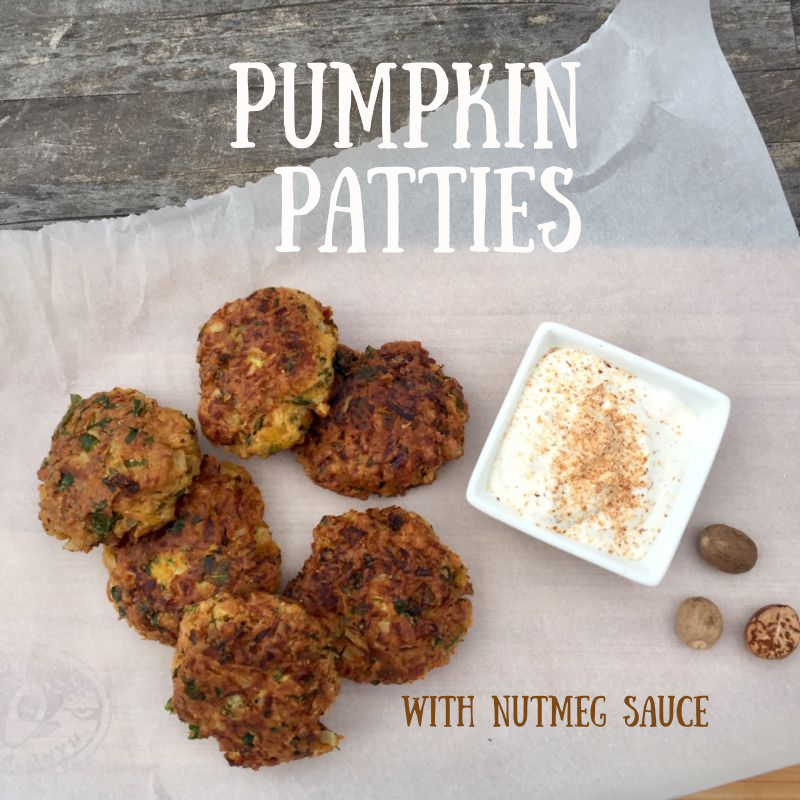 Post image for Fresh Pumpkin Patties with Nutmeg Sauce