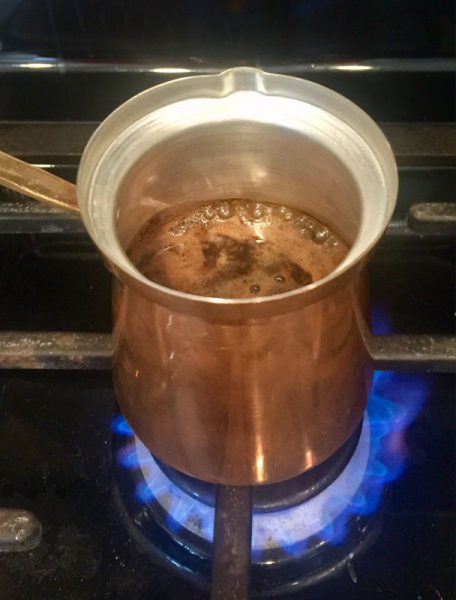 Greek coffee pot