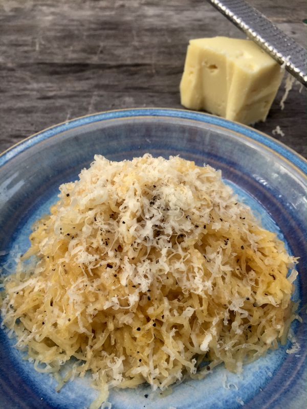 Post image for Greek Browned Butter Spaghetti Squash