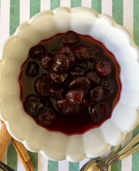 These are beautiful pickled cherries.