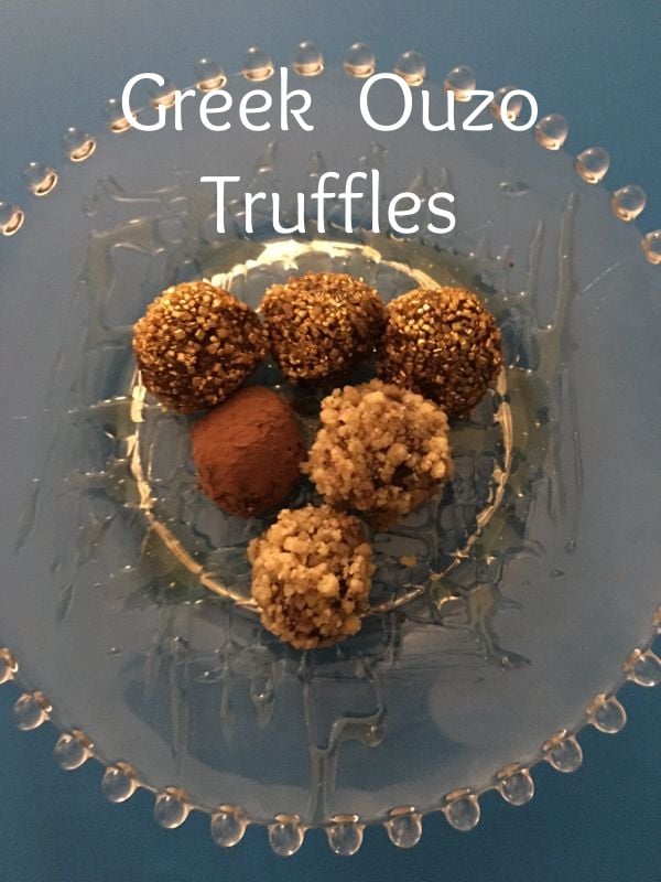 Post image for Ouzo Chocolate Truffles