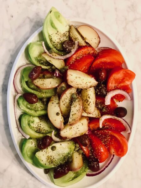 Heirloom Tomato Potato Salad