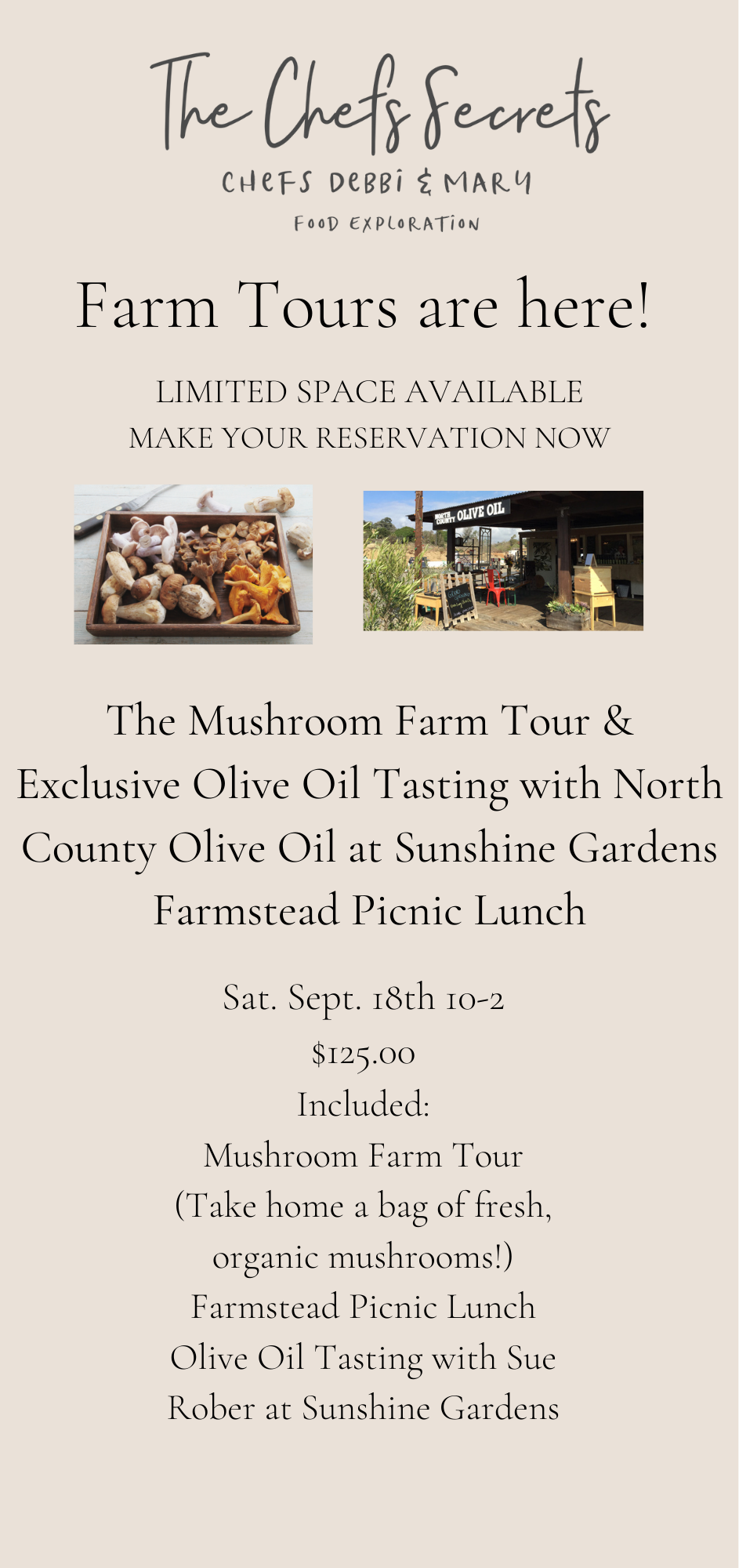 Post image for San Diego County Mushroom Farm Tour