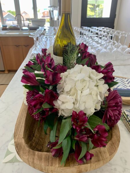 Wine Night with Fabulous Flowers