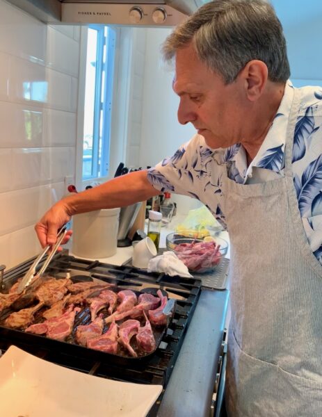 Freshly Grilled Lamb Ribs Greek Style!