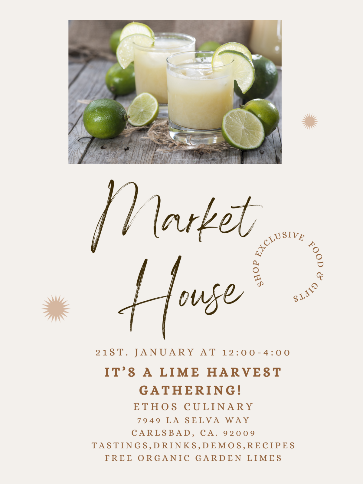 Post image for Our First Market House Event at Ethos