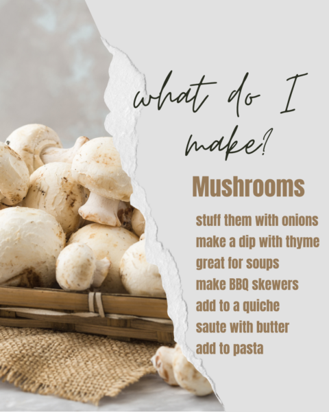 What Do I make With Mushrooms