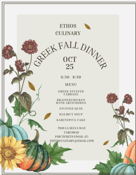 Ethos Culinary Fall Cooking Classes